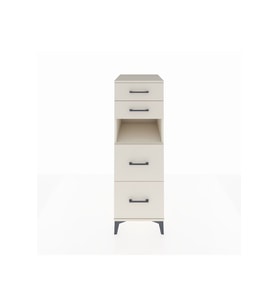 Kronos Dolap Tek Raflı 4 Çekmeceli 44x59x134 Aytaşı-Aytaşı