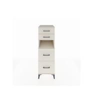 Kronos Dolap Tek Raflı 4 Çekmeceli 44x59x134 Aytaşı-Aytaşı