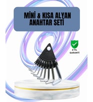 9 Parça Alyan Anahtar Seti Altıgen Uçlu Mobilya Tamir İçin
