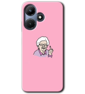 İnfinix Hot 30i Kılıf HD Desen Baskılı Kılıf - Bad Grandmother