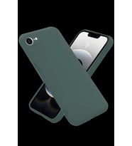 Pilelistore   iPhone 16E Kılıf Nano içi Kadife Silikon - Koyu Yeşil