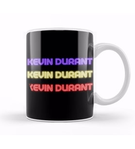 Kevin Durant   Basketball Gifts Vintage Retro Rainbow Quotes For BOYS AND Dad Kupa Bardak Porselen
