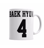 EXO BAEKHYUN Kupa Bardak Porselen
