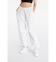 Nike Solo Swoosh Fleece Pant Pamuklu Şardonlu Bol Kesim Yüksek Bel Kadın Eşofman Altı Kırık Beyaz