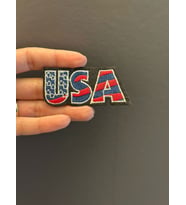 ÜTÜ İLE YAPIŞAN USA ARMA DİKİŞ GİYİM AKSESUARI 8X3 CM