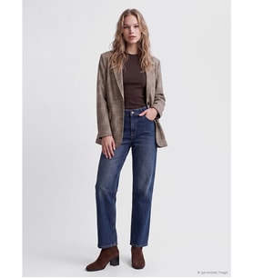 LCW Jeans İndigo Straight Fit Kadın Jean Pantolon