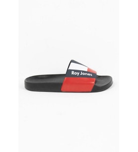 Roy Jones 8300 Unisex Lacivert Çift Toka Günlük Terlik