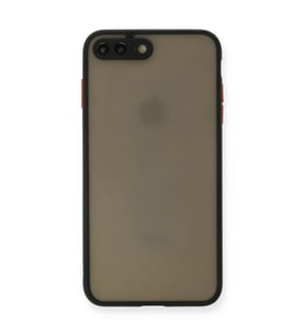 Apple İphone 7 Plus Kılıf Montreal Silikon Kapak - Siyah