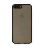 Apple İphone 7 Plus Kılıf Montreal Silikon Kapak - Siyah