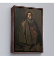 Çerçeveli Diego Velázquez - Aziz Paul Tablo (Beyaz)