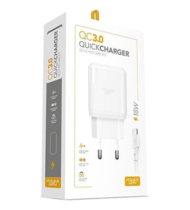 Powerway 18W QC 3.0 Lightning Hızlı Şarj Aleti QCL30