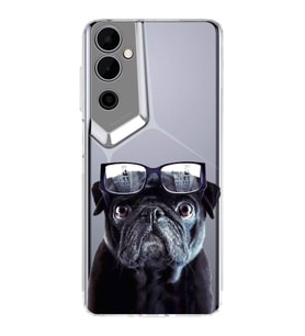 PrintiFy Tecno Pova Neo 2 ile Uyumlu Köpek 3 Kamera Korumalı Şeffaf Kılıf
