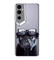 PrintiFy Tecno Pova Neo 2 ile Uyumlu Köpek 3 Kamera Korumalı Şeffaf Kılıf