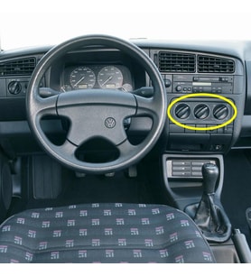 VW Golf 3 1992-1998 Kalorifer Kumanda Paneli Düğmeleri 1H0819045C