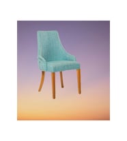 Sandalye 18507 ZUS084 PAPEL GIYDİRME kapiton Kayın Torna Retro ayak El Yapım