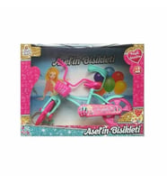 KİNG TOYS 1034 ASELİN BİSİKLETİ OYUNCAK BİSİKLET PEMBE