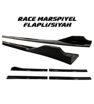 Üniversal Piano Black Kulaklı Flaplı Yan Marşpiyel Lipi Marşpiyel Bıçağı Siyah 