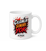 Çılgın Arkadaşa Adrenalin Bağımlısı Çılgınlık Sınırı Yok Kupası Hediye Bardak