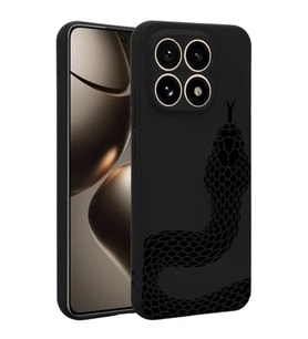 Coverzone Xiaomi M?15T ?le Uyumlu Y�ksek Kalite �zel Tasar?m Kadife ?� Y�zey Silikon Lansman Telefon K?l?f? Snake