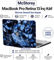 MacBook Pro 13 İnç Kılıf A1425 A1502 Uyumlu Sert Kapak Hard Case Koruyucu Retina 13 Laptop Kılıfı Kristal Taş Desenli Çizilmeye Dayanıklı İnce Hafif Koruma Marble 28