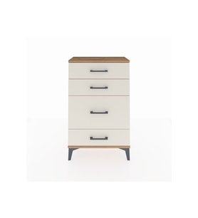Arges Komodin 4 Çekmeceli 60x30x96 Çam-Aytaşı