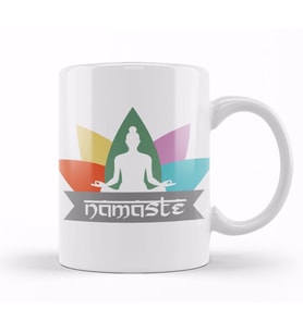 Namaste  Yoga Kupa Bardak Porselen