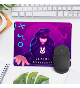 Kişiye Özel Oyun Tutkunlarına Özel İsimli Mousepad