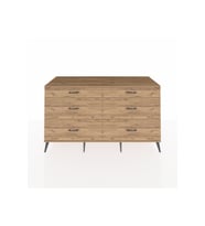 Kronos Konsol 6 Çekmeceli  176x59x99 Çam-Çam