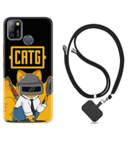 INFINIX Smart 4 5 6 Zero 8 S5 Pro Kılıf Boyun Askılı Silikon Cat G 1677