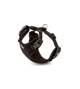 Doggie Havalı Ped Dokuma Köpek Göğüs Tasması 40/45 cm Siyah