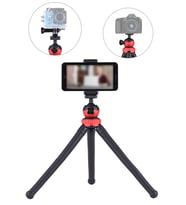 Esnek Masaüstü Tripod, Fotoğraf ve Aksiyon Kamera Tutucu, Çok Yönlü Destek