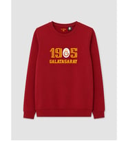LC WAIKIKI Kırmızı Galatasaray Baskılı Erkek Pijama Üst