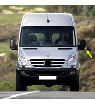 Mercedes Sprinter 07-16 Sol Dikiz Aynası Üst Camı Isıtmalı A0028111533