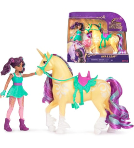Unicorn Academy AVA ve Tek Boynuzlu At Leaf seti 12 cm