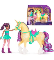 Unicorn Academy AVA ve Tek Boynuzlu At Leaf seti 12 cm