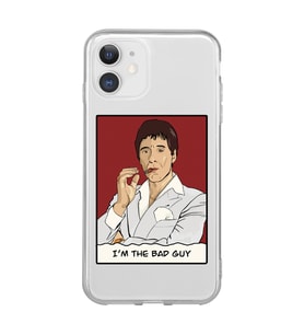 Iphone 11 Uyumlu Scarface Tony Montana Tasarımlı Şeffaf Telefon Kılıfı