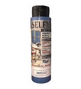 RİCH SLF-500-5836 SELFY DECOR VERNİKLİ AKRİLİK BOYA 500cc.NAPOLYON MAVİ