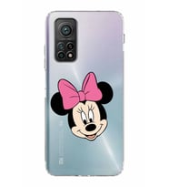 Xiaomi Mi 10T Pro  Kamera Korumalı Kapak Minnie Mouse Tasarımlı Şeffaf  Kılıf