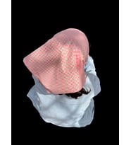Pötikare Desenli Bandana (Turuncu-Beyaz)