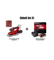 Einhell Set-51 (Einhell TE-OS 18/230 Li - Solo, Akülü Zımpara+2,5 Ah Akü & Şarj Cihazı)