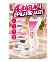 Profesyonel 4in1 Şarjlı Çok Amaçlı Epilasyon ve Kişisel Bakım Aleti