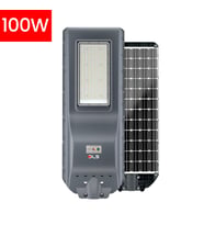 DLS 100W Profesyonel Solar Sokak Armatürü  Tüm Gece Aydınlatma  Güneş Enerjili SLR-102-100-01 (Beyaz)