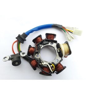 YAMAHA CRYPTON UYUMLU STATÖR KOMPLE 7 Lİ 37-92-24X3D 7K A KALİTE