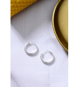 925 Ayar Gümüş Halka Küpe 2mm - 16 mm