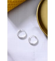 925 Ayar Gümüş Halka Küpe 2mm - 16 mm