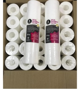 Su Arıtma 10'' 5 Micron Spun Filtre (50 Adet)