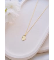 Kişiye Özel 925 Ayar Gümüş Şık Limon Model Kolye (Gold)