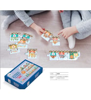 Arnas Toys 5234 Learning Numbers Tren Puzzle 10 Parça Sayılar Karton Puzzle