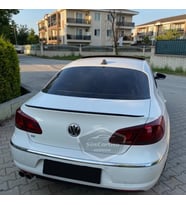 ŞüsCarOto Volkswagen Passat CC 2009-2016 Bagaj Üstü Spoiler Çıtası Piano Black-Parlak Beyaz (Parlak Siyah)