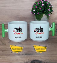 Şehir Plancısı Kupa Bardak T Yeşil Kulplu Şehir Plancısına Hediye